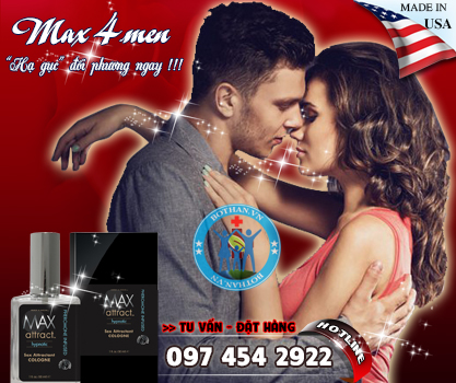Max 4 Men nước hoa cho nam chinh phục nữ giới