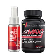 Combo trị xuất tinh sớm Vipmax-rx và Power Delay For Men