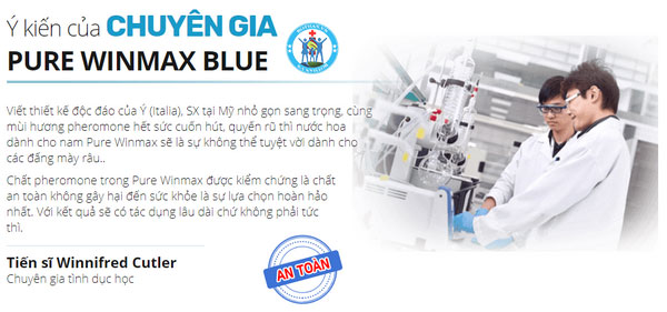 Nước hoa cho nam chất lượng Pure Winmax Blue