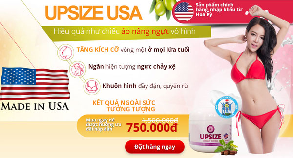  Sản phẩm kem bôi hỗ trợ giúp nở ngực Upsize Pro Breast Dream