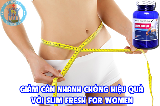 Giảm cân bằng chuối và slim fresh for women