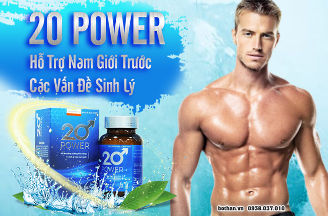 20 POWER - Viên uống hỗ trợ tăng cường sinh lực cho nam giới