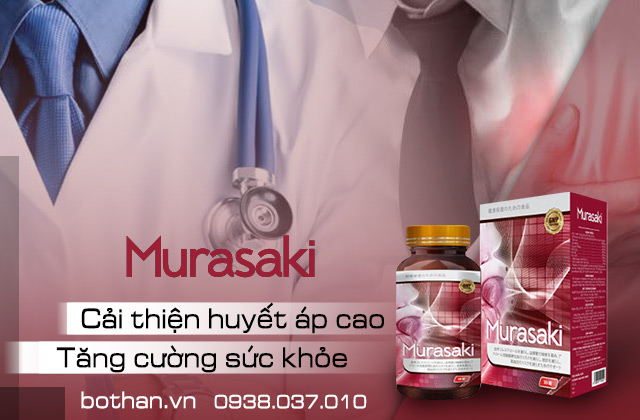 Murasaki hỗ trợ cải thiện huyết áp cao