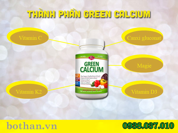 thành phânn green calcium