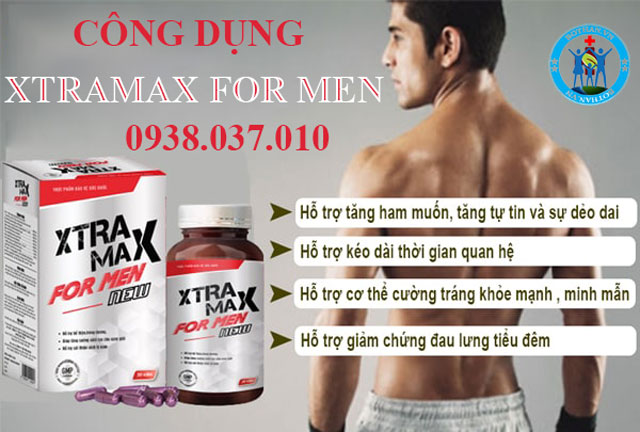 công dụng xtramax for men